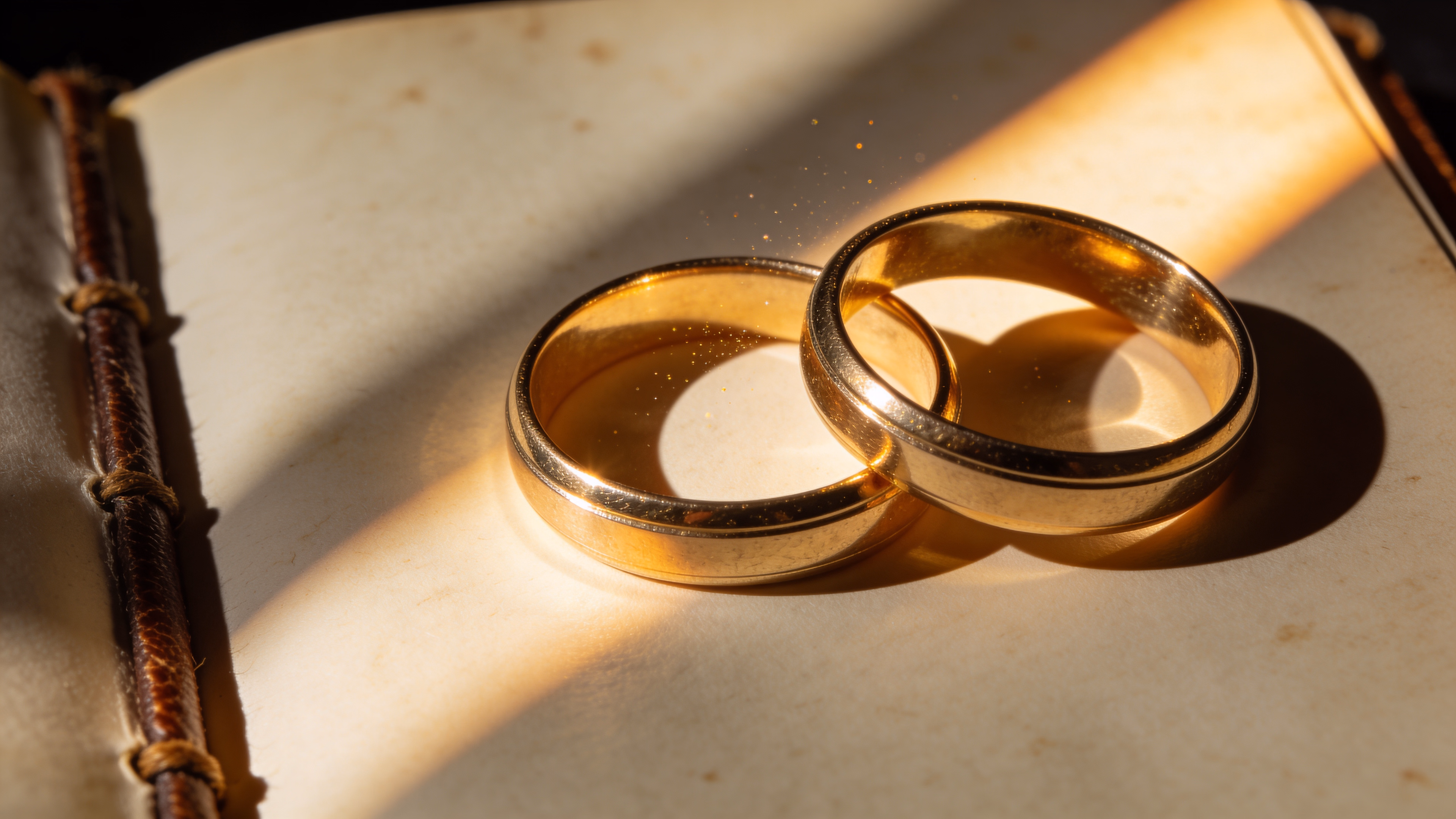 Kroatika — bodas — detail gold rings