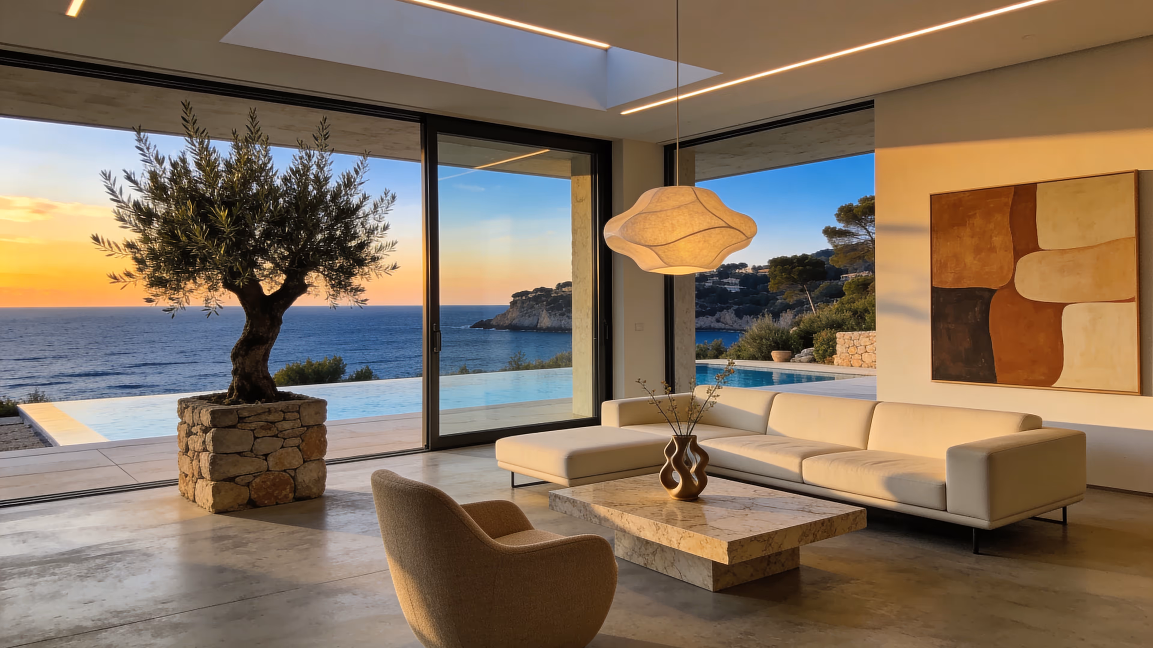 Kroatika — inmobiliaria — inmobiliario hero villa modern seaview · recorte 16:9