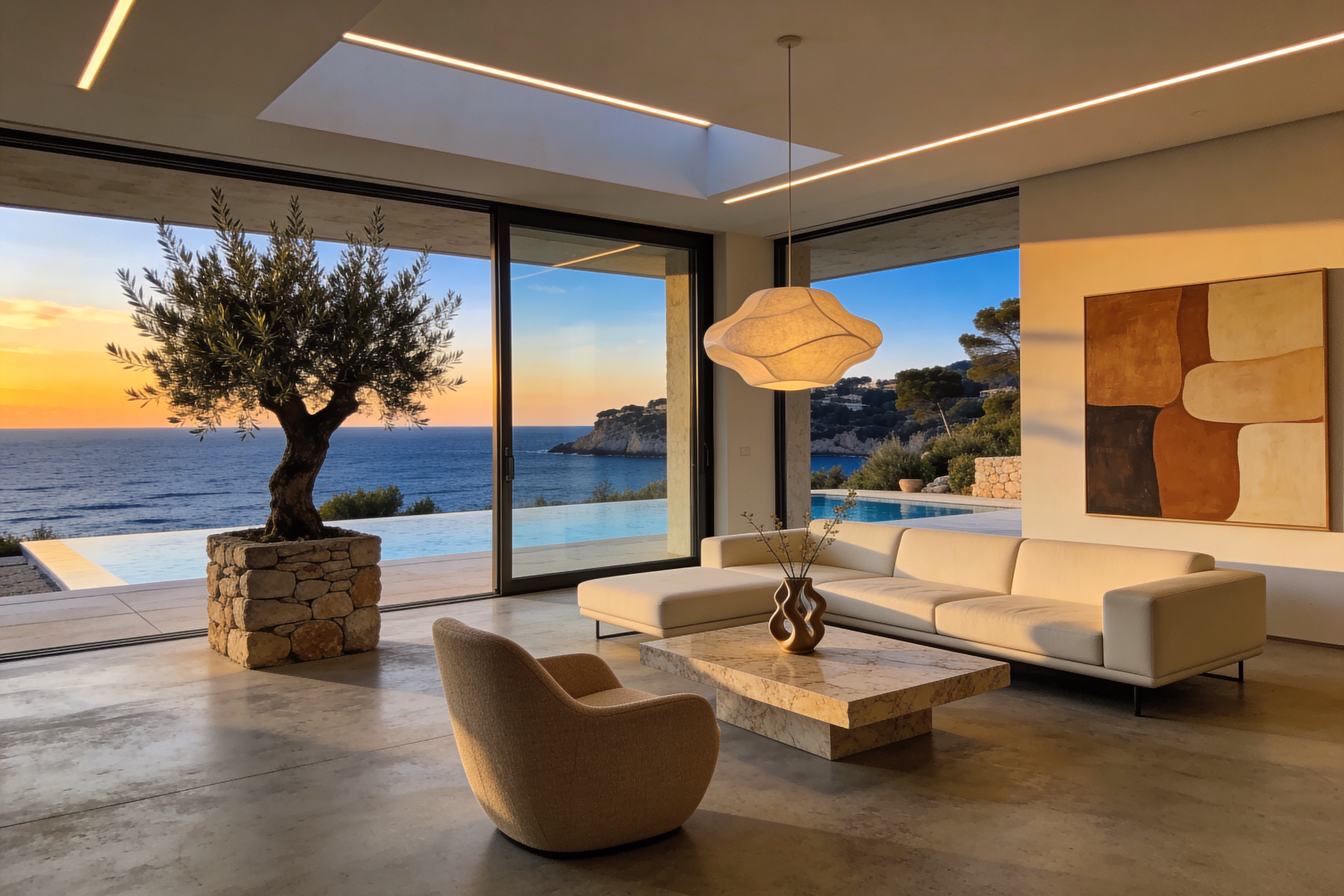 Kroatika — inmobiliario — hero villa modern seaview